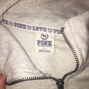 PINK Quarter-zip hoodie